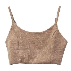Embrace Los‎ Angeles Women’s Spaghetti Strap Crop Top  Sz L
